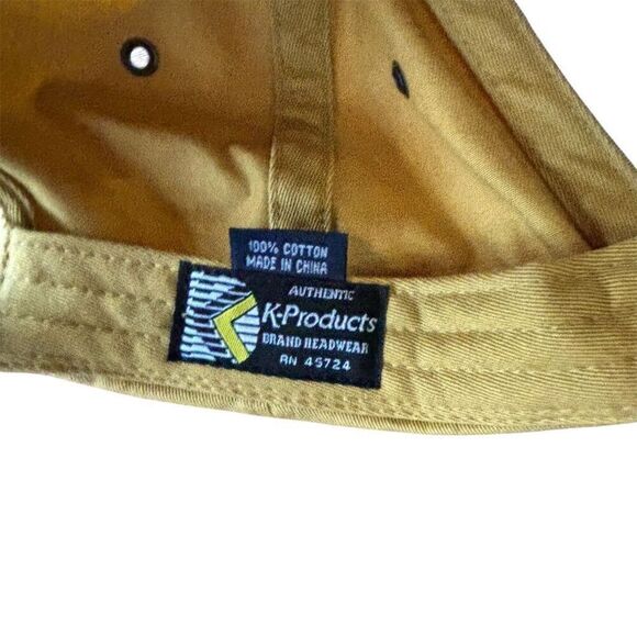 Vintage Budweiser 1876 King of Beers Adjustable Baseball Cap Khaki k-products - Picture 6 of 7